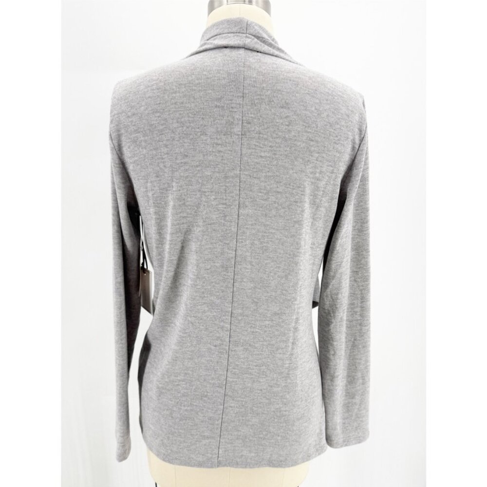 Revolve 1. State Cross Front Cozy Knit Top in Silver Heather S - Picture 5 of 14